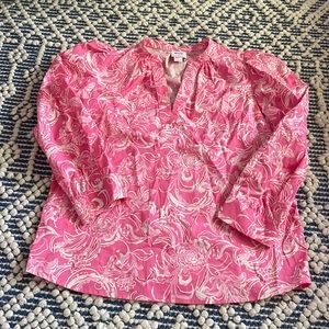 EUC Lilly Pulitzer Goop long sleeve top